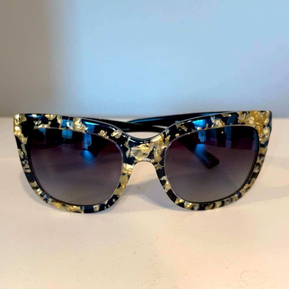 Dolce & Gabbana gold and black sunglasses